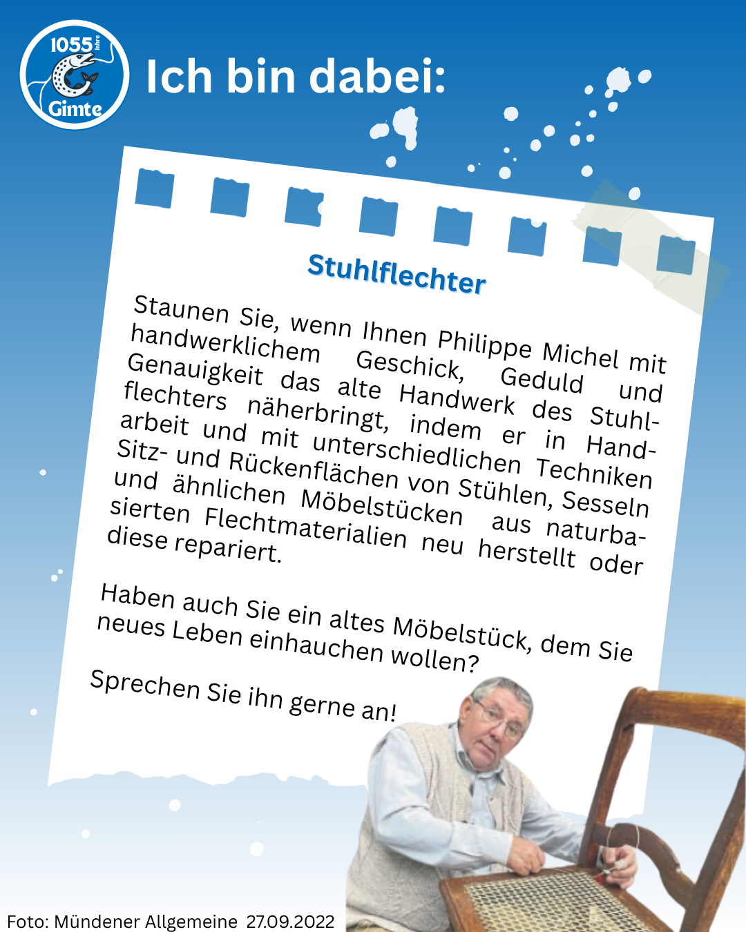 Stuhlflechter Philippe Michel